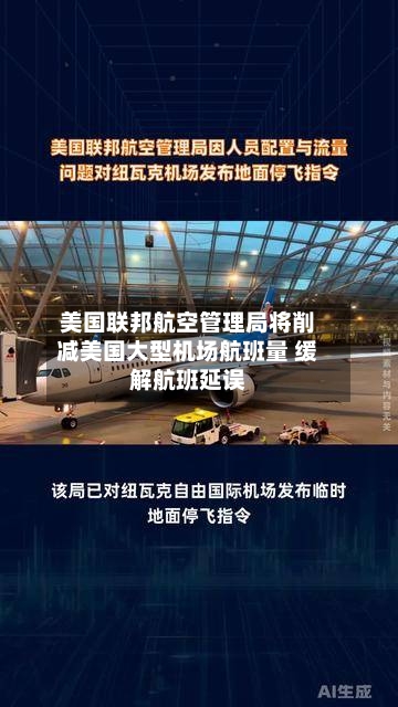 美国联邦航空管理局将削减美国大型机场航班量 缓解航班延误-第2张图片