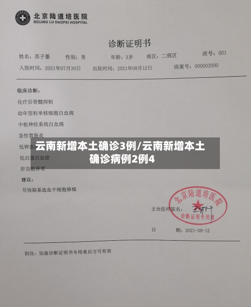 云南新增本土确诊3例/云南新增本土确诊病例2例4-第2张图片