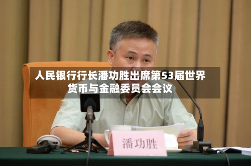人民银行行长潘功胜出席第53届世界货币与金融委员会会议