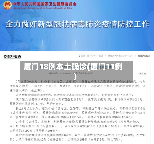 厦门18例本土确诊(厦门11例)-第2张图片