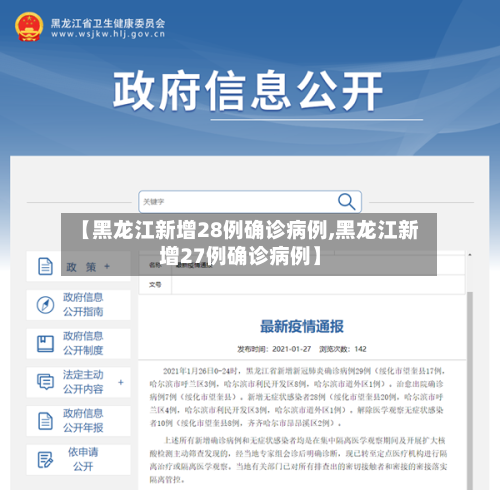 【黑龙江新增28例确诊病例,黑龙江新增27例确诊病例】