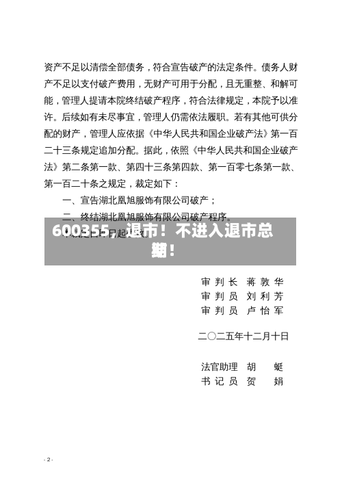 600355，退市！不进入退市总结期！-第2张图片