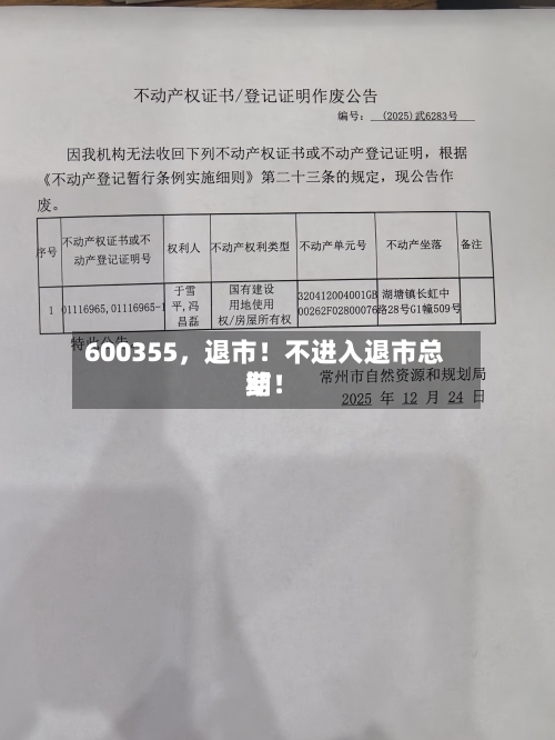 600355，退市！不进入退市总结期！-第3张图片
