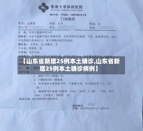 【山东省新增25例本土确诊,山东省新增25例本土确诊病例】