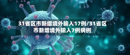 31省区市新增境外输入17例/31省区市新增境外输入7例病例-第3张图片
