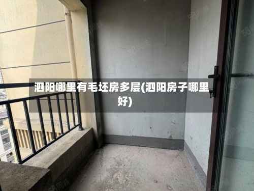 泗阳哪里有毛坯房多层(泗阳房子哪里好)