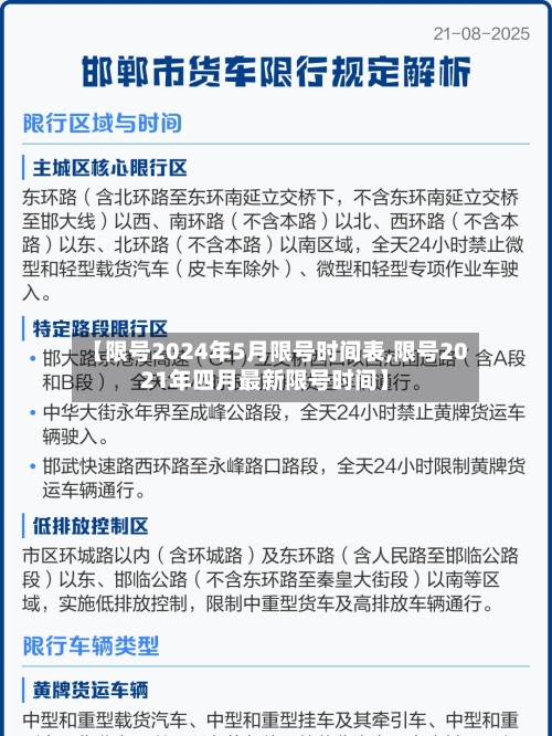 【限号2024年5月限号时间表,限号2021年四月最新限号时间】-第3张图片