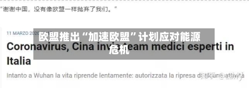 欧盟推出“加速欧盟”计划应对能源危机-第2张图片