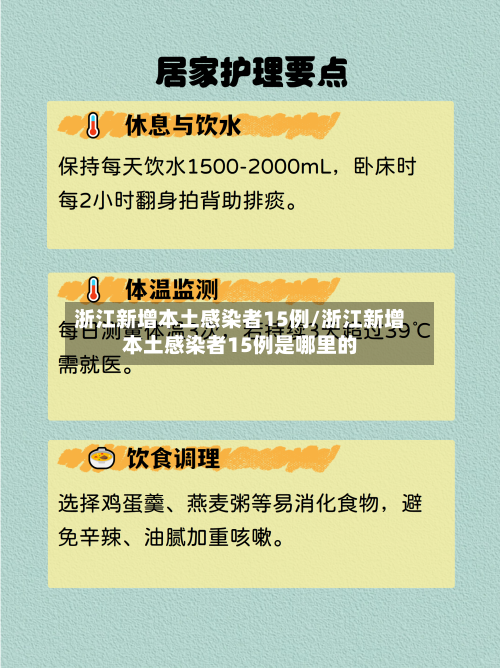 浙江新增本土感染者15例/浙江新增本土感染者15例是哪里的