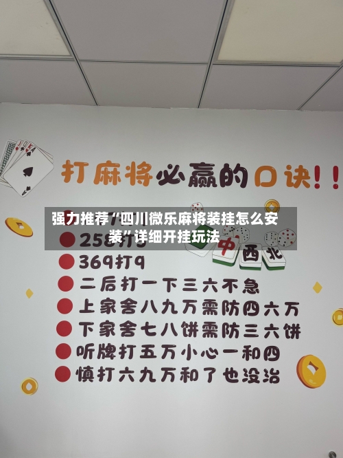 强力推荐“四川微乐麻将装挂怎么安装	”详细开挂玩法-第3张图片