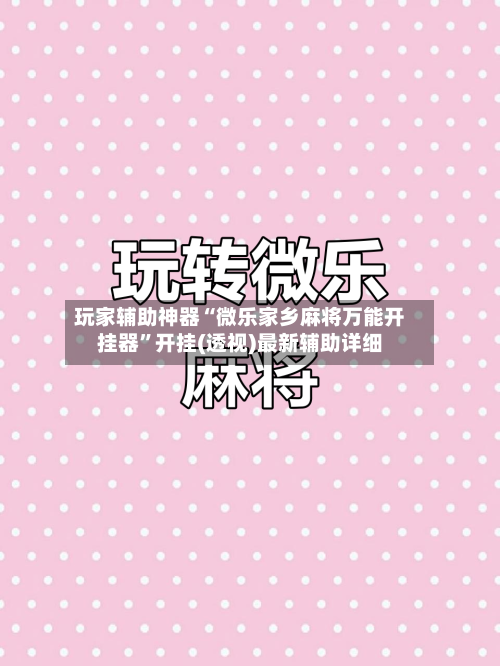 玩家辅助神器“微乐家乡麻将万能开挂器”开挂(透视)最新辅助详细-第2张图片