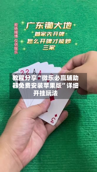 教程分享“微乐必赢辅助器免费安装苹果版”详细开挂玩法-第2张图片