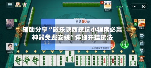 辅助分享“微乐陕西挖坑小程序必赢神器免费安装”详细开挂玩法-第3张图片