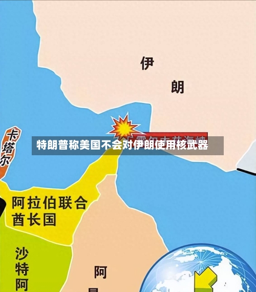 特朗普称美国不会对伊朗使用核武器-第3张图片