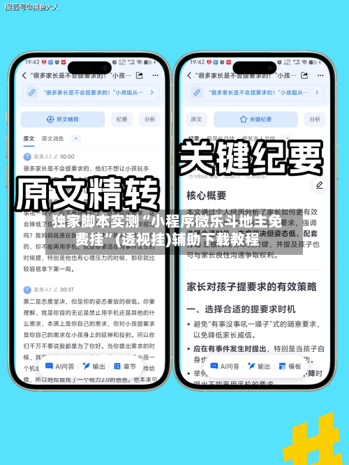 独家脚本实测“小程序微乐斗地主免费挂”(透视挂)辅助下载教程-第2张图片