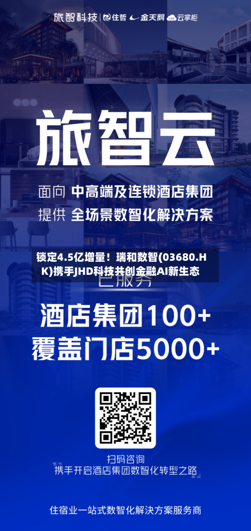 锁定4.5亿增量！瑞和数智(03680.HK)携手JHD科技共创金融AI新生态