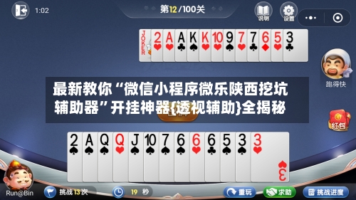 最新教你“微信小程序微乐陕西挖坑辅助器”开挂神器{透视辅助}全揭秘