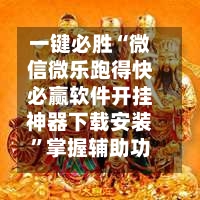 一键必胜“微信微乐跑得快必赢软件开挂神器下载安装”掌握辅助功能必胜规则-第3张图片