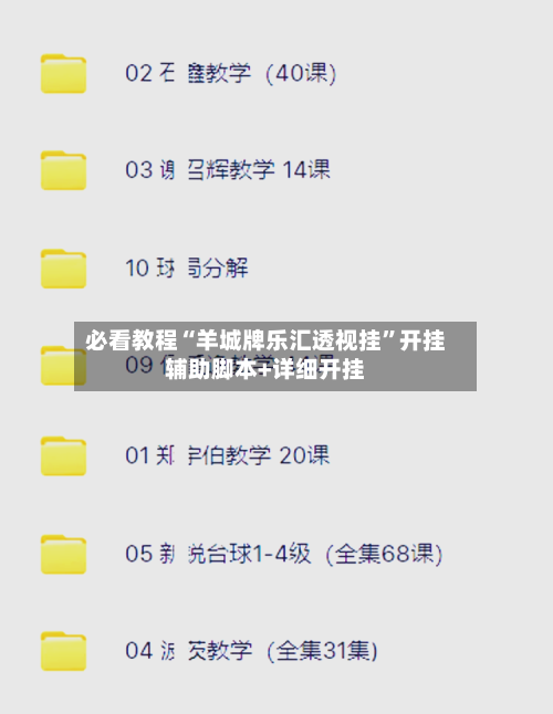 必看教程“羊城牌乐汇透视挂	”开挂辅助脚本+详细开挂-第2张图片
