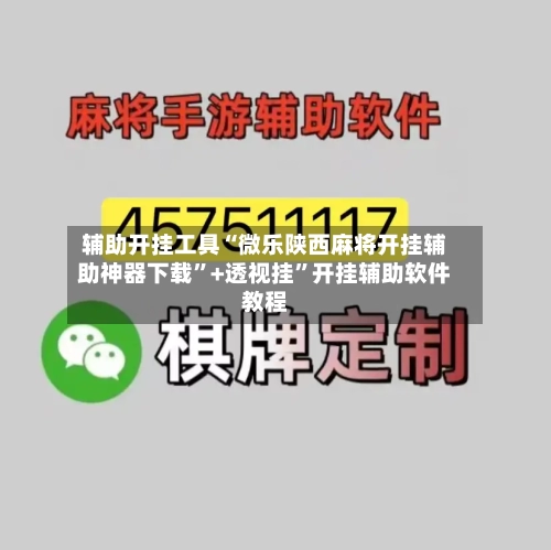 辅助开挂工具“微乐陕西麻将开挂辅助神器下载”+透视挂”开挂辅助软件教程