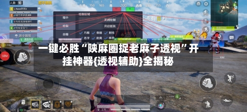 一键必胜“陕麻圈捉老麻子透视”开挂神器{透视辅助}全揭秘-第2张图片