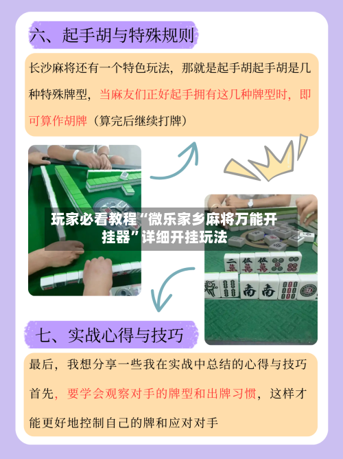 玩家必看教程“微乐家乡麻将万能开挂器”详细开挂玩法