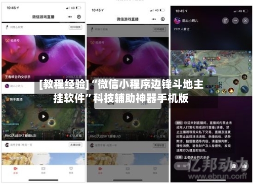 [教程经验]“微信小程序边锋斗地主挂软件”科技辅助神器手机版