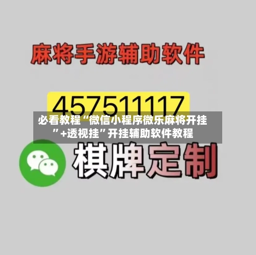 必看教程“微信小程序微乐麻将开挂”+透视挂”开挂辅助软件教程-第2张图片