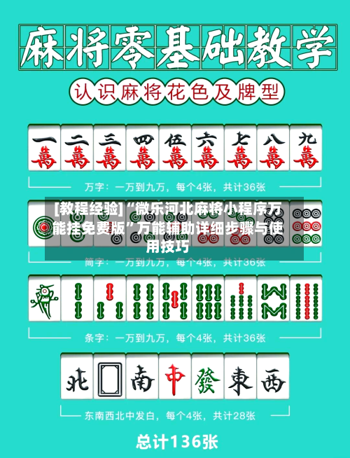 [教程经验]“微乐河北麻将小程序万能挂免费版”万能辅助详细步骤与使用技巧-第2张图片