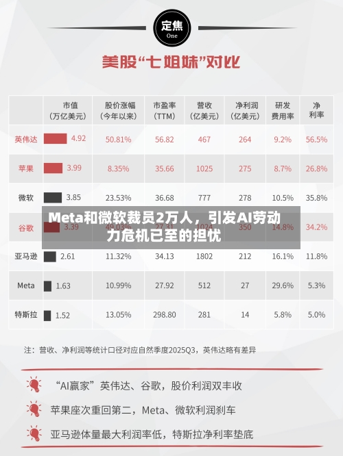 Meta和微软裁员2万人	，引发AI劳动力危机已至的担忧-第2张图片