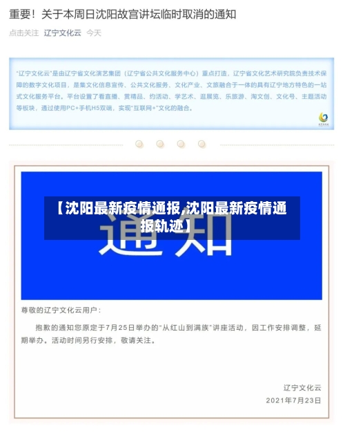 【沈阳最新疫情通报,沈阳最新疫情通报轨迹】