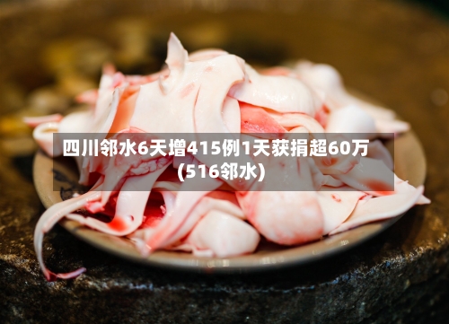 四川邻水6天增415例1天获捐超60万(516邻水)