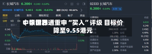 中银世界：中国联通重申“买入	”评级 目标价降至9.55港元-第2张图片