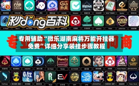 专用辅助“微乐湖南麻将万能开挂器免费”详细分享装挂步骤教程-第2张图片