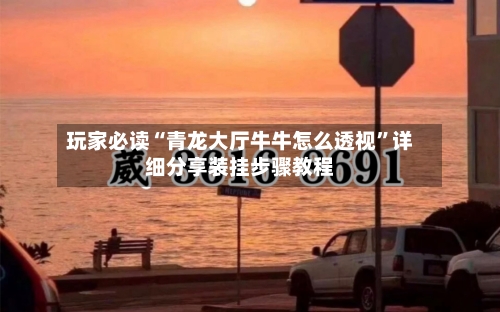 玩家必读“青龙大厅牛牛怎么透视”详细分享装挂步骤教程-第2张图片