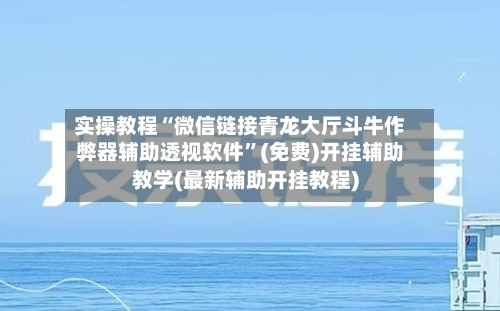 实操教程“微信链接青龙大厅斗牛作弊器辅助透视软件	”(免费)开挂辅助教学(最新辅助开挂教程)-第2张图片