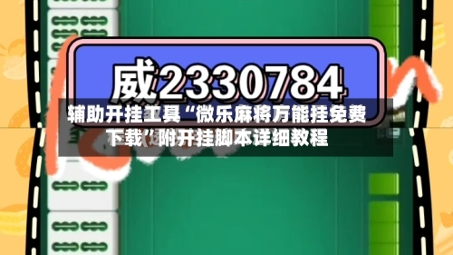 辅助开挂工具“微乐麻将万能挂免费下载	”附开挂脚本详细教程-第2张图片