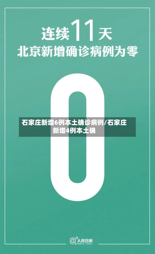石家庄新增6例本土确诊病例/石家庄新增4例本土确