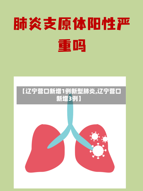 【辽宁营口新增1例新型肺炎,辽宁营口新增3例】-第2张图片