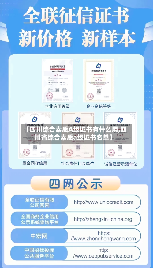 【四川综合素质A级证书有什么用,四川省综合素质a级证书名单】