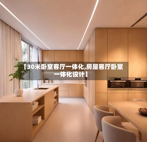 【30米卧室客厅一体化,房屋客厅卧室一体化设计】-第3张图片