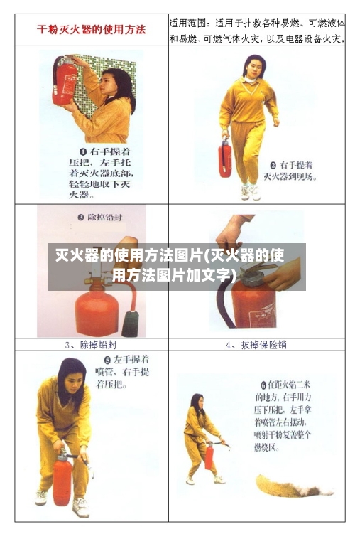 灭火器的使用方法图片(灭火器的使用方法图片加文字)-第2张图片