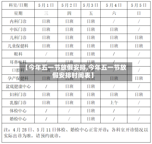 【今年五一节放假安排,今年五一节放假安排时间表】-第2张图片