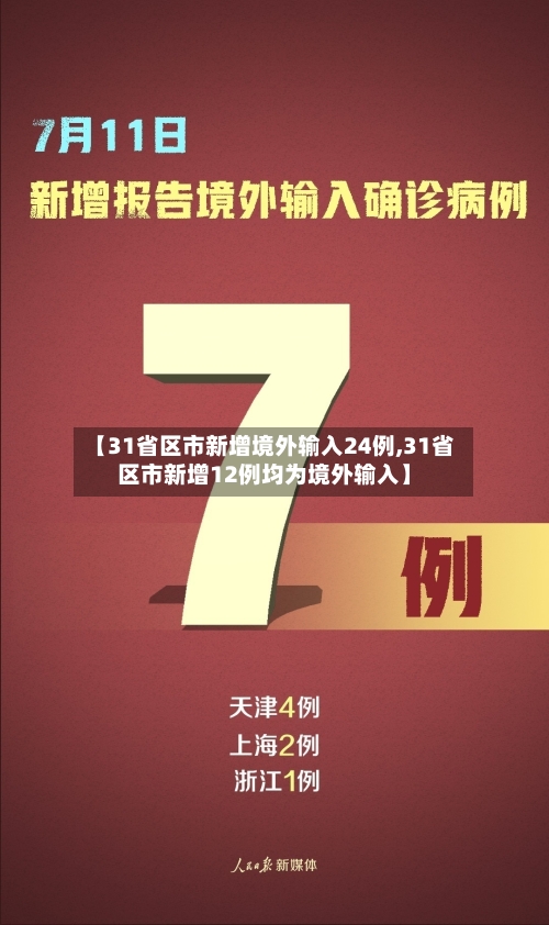 【31省区市新增境外输入24例,31省区市新增12例均为境外输入】