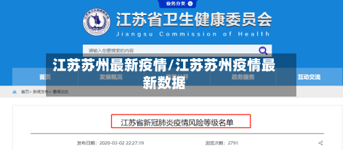 江苏苏州最新疫情/江苏苏州疫情最新数据-第2张图片