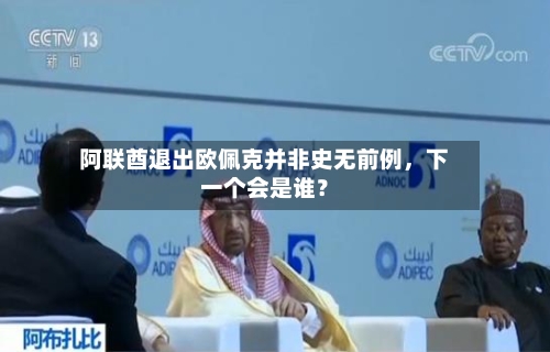 阿联酋退出欧佩克并非史无前例，下一个会是谁？