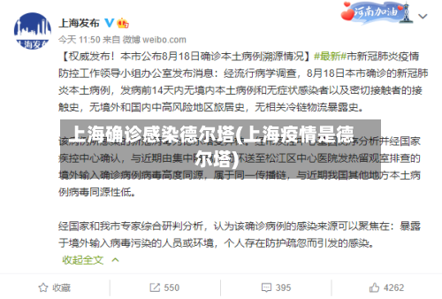 上海确诊感染德尔塔(上海疫情是德尔塔)-第2张图片