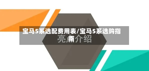 宝马5系选配费用表/宝马5系选购指南