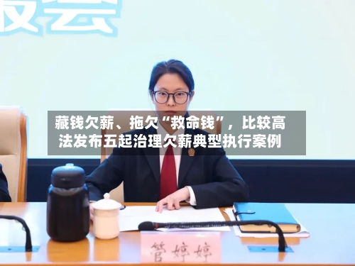 藏钱欠薪	、拖欠“救命钱”，比较高法发布五起治理欠薪典型执行案例-第2张图片