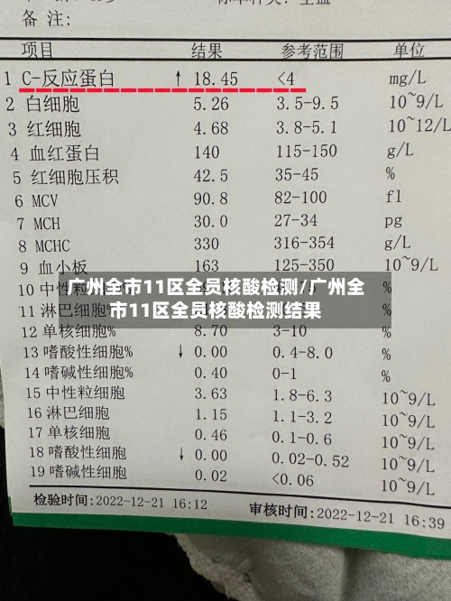 广州全市11区全员核酸检测/广州全市11区全员核酸检测结果-第2张图片
